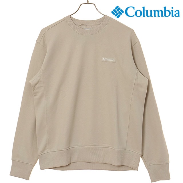 コロンビア Columbia マーブルキャニオンフレンチテリークルー [AE3351-279 FW25] Marble Canyon French Terry Crew メンズ トレーナー スウェット Dark-Stone