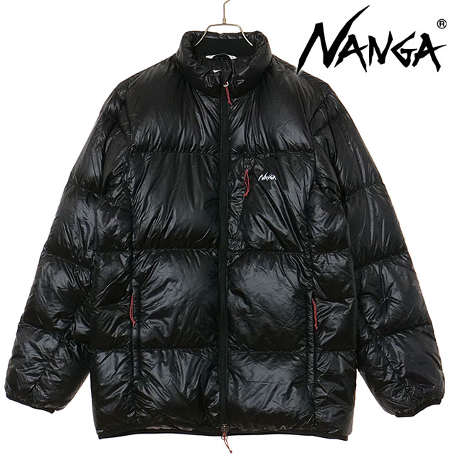 ナンガ NANGA マウンテンロッジ ダウンジャケット [NW2441-1A800 FW25] MOUNTAIN LODGE DOWN JACKET メンズ アウター ポケッタブル アウトドア BLK 正規取扱店