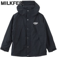 ミルクフェド MILKFED. ミルクフェド マウンテンジャケット [103253021005 FW25] MILKFED. MOUNTAIN JACKET レディース ライトアウター パーカー アウ