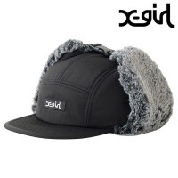 エックスガール X-girl ドッグイヤー ジェットキャップ [105253051004 FW25] DOG EAR JET CAP レディース xgirl 帽子 フライトキャップ 防寒 耳当て付き 
