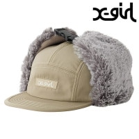 エックスガール X-girl ドッグイヤー ジェットキャップ [105253051004 FW25] DOG EAR JET CAP レディース xgirl 帽子 フライトキャップ 防寒 耳当て付き 