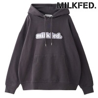 ミルクフェド MILKFED. クーパーロゴ ワイドスウェットフーディー [103253012007 FW25] COOPER LOGO WIDE SWEAT HOODIE レディース トップス プル
