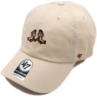 フォーティーセブン '47 キャップ クリーンナップ ディズニー チップ&デール [14865173 FW25] '47 CLEAN UP Disney Chip & Dale メンズ・レディース 帽