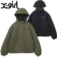 エックスガール X-girl フェイスパッチ リバーシブルジャケット [105253021006 FW25] FACE PATCH REVERSIBLE JACKET レディース xgirl アウター