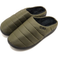スブ SUBU 冬サンダル SUBU [FW21] メンズ・レディース 外履き・室内履き ルームシューズ 中綿スリッパ MOUNTAIN KHAKI カーキ系 正規取扱店|SUBU（スブ）