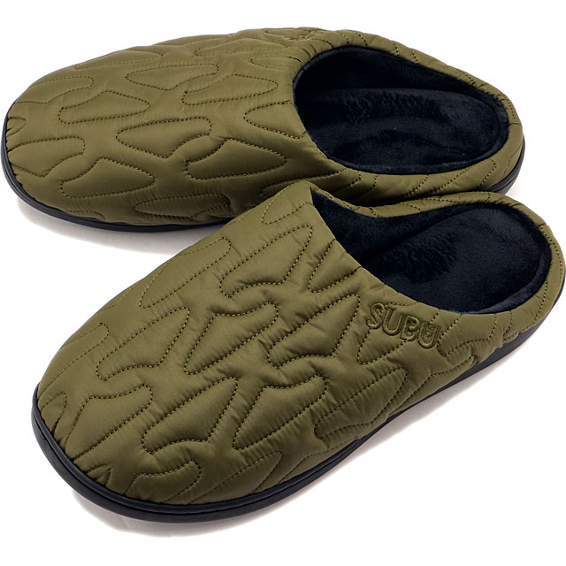 スブ SUBU 冬用サンダル スブ アウトライン [SB FW23] SUBU Outline メンズ・レディース 中綿クロッグ オフィス キャンプ アウトドア KHAKI カーキ系 正規取扱店