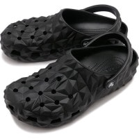 クロックス crocs メンズ クラシック ジオメトリック クロッグ [209563-001 SS24] Classic Geometric Clog EVAサンダル Black 正規取扱店|CROC