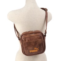 プーマ PUMA 2L PUスクエアショルダー [J20324 SS24] メンズ・レディース 鞄 ショルダーバッグ ワンショルダー BROWN 正規取扱店|PUMA（プーマ スニーカー）