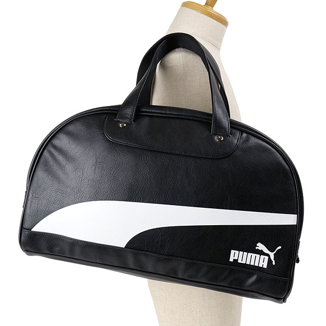 プーマ PUMA 17L PUミニボストン [J20325 SS24] メンズ・レディース 鞄 旅行 トラベル ジムバッグ BLACK 正規取扱店