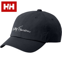 ヘリーハンセン HELLY HANSEN ロゴセイルキャップ [HC92430-K FW24] Logo Sail Cap メンズ・レディース 帽子 フリーサイズ サイズ調節可能 ブラック 正規取扱店