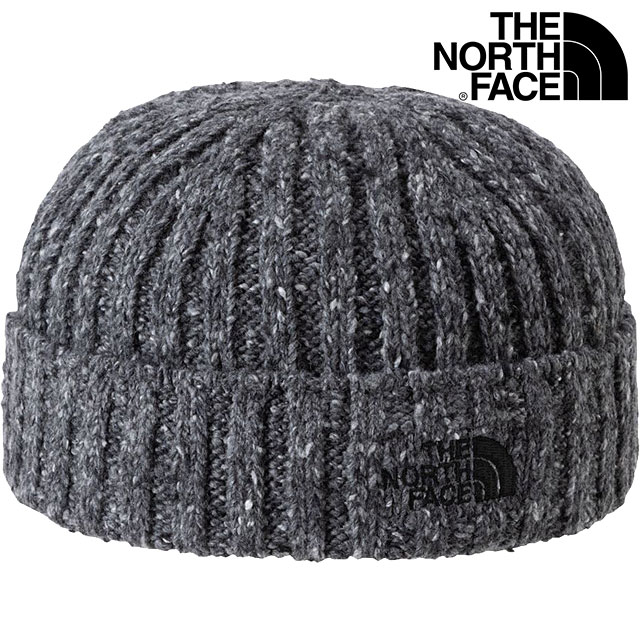 ザ・ノース・フェイス THE NORTH FACE ショートフィッシャーマンビーニー [NN42434-ZC FW24] Short Fisherman Beanie TNF 帽子 ニット帽 ショート丈 ミックスチャコール 【メール便配送】