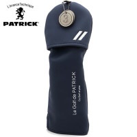 ѥȥå  PATRICK GOLF 桼ƥƥѥإåɥС [241-832 FW24] HEAD COVER UT 130ccб ּѴץ졼դ 쥹塼 NVY ͥӡ 谷Ź