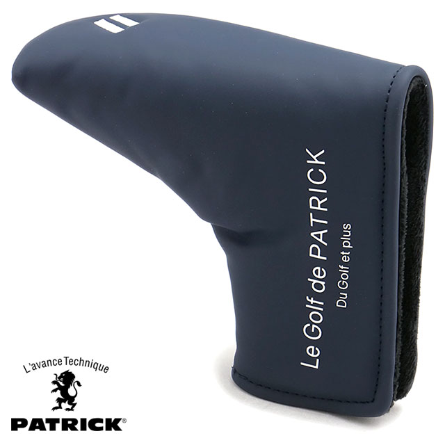 パトリック ゴルフ PATRICK GOLF パターカバー [241-842 FW24] PUTTER COVER ピンタイプ ブレードタイプ NVY ネイビー系 正規取扱店