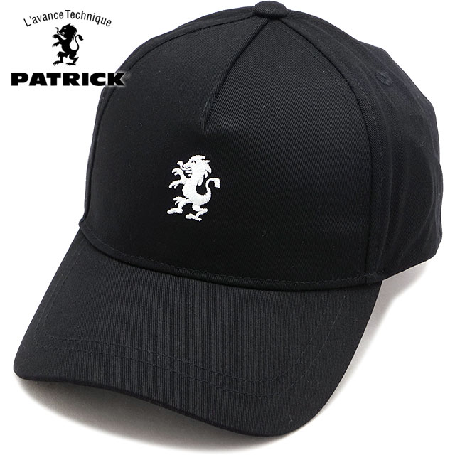 パトリック ゴルフ PATRICK GOLF ゴルフキャップ [241-711 FW24] CAP メンズ・レディース 男女兼用 帽子 フリーサイズ タウンユース BLK ブラック系 正規取扱店