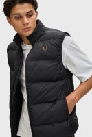 フレッドペリー FRED PERRY メンズ インサレーテッドジレ [J8522-102 FW24]　フレッド・ペリー FREDPERRY INSULATED GILET アウター トップス 中綿ベス