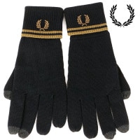フレッドペリー FRED PERRY 手袋 ツインティップドメリノウールグローブ [C9151-S77 FW24]　フレッド・ペリー FREDPERRY TWIN TIPPED MERINO WOOL