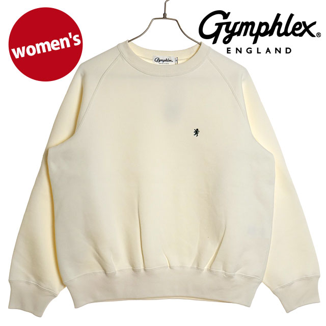 ジムフレックス Gymphlex スウィングスリーブ クルーネックプルオーバー [GY-C0291-TCF FW24] W SWING SLEEVE CREW NECK P.O. レディース トップス スウェットシャツ トレーナー IVORY 正規取扱店