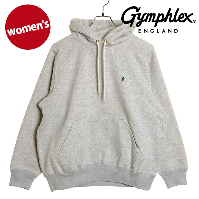 ジムフレックス Gymphlex スウィングスリーブ フーデッドプルオーバー [GY-C0293-TCF FW24] W SWING SLEEVE HOODED P.O. レディース トップス スウェットフーディー プルオーバー TOP-GREY 正規取扱店