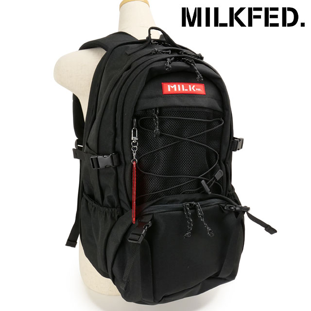 ミルクフェド MILKFED. デイリー バックパック [103251053012] 37L DAILY BACKPACK レディース 鞄 リュック デイパック 通勤通学 RED 正規取扱店