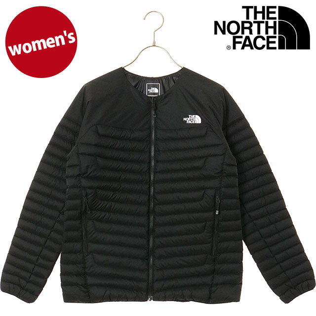 ザ・ノース・フェイス THE NORTH FACE サンダーラウンドネックジャケット [NYW82511-K FW25] Thunder Roundneck Jacket レディース TNF アウトドア アウター ダウンジャケット 撥水 ブラック 正規取扱店