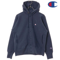 チャンピオン Champion リバースウィーブ スナップ フーデッド スウェットシャツ [C3-A120 FW25] REVERSE WEAVE SNAP HOODED SWEATSHIRT メンズ