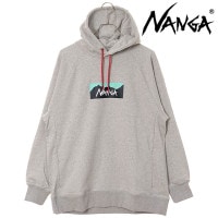 ナンガ NANGA エコハイブリッド ボックスロゴ スウェットフーディー [NW2441-1F002 FW25] ECO HYBRID BOX LOGO SWEAT HOODIE メンズ トップス プ