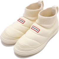 【返品送料無料】ハンター HUNTER インアウト フェイクスエード ニッティドカフブーツ [UFS7115REN-SHW FW25] IN/OUT FAUX SUEDE KNITTED CUFF B