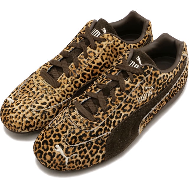 【返品送料無料】プーマ PUMA スニーカー スピードキャット ワイルド ウィメンズ [406690-01 HO25] SPEEDCAT WILD WNS レディース 靴 アニマルパターン Chocolate/Warm-White 正規取扱店