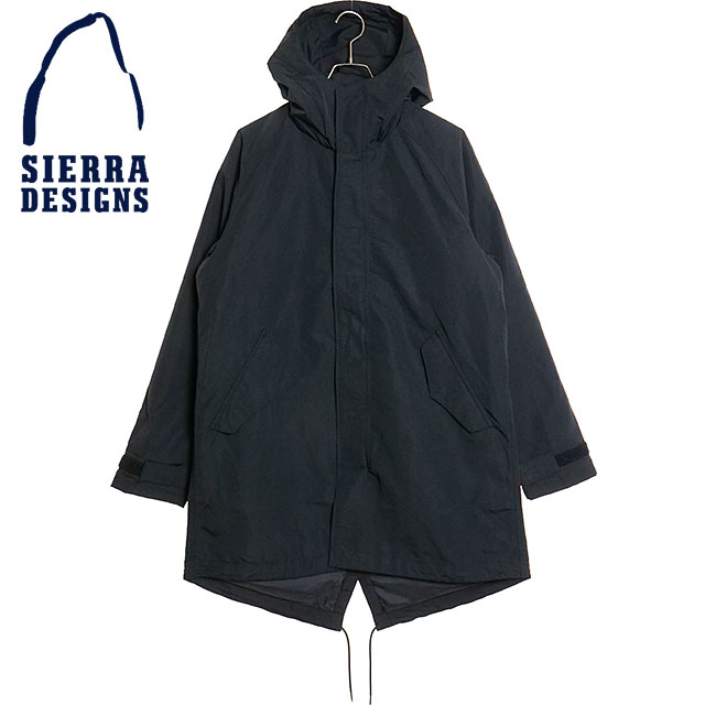 シエラデザインズ SIERRA DESIGNS フィッシュテイル パーカー [621008 FW24] FISHTAIL PARKA メンズ アウター コート マウンテンパーカー Black 正規取扱店