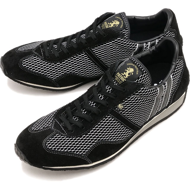 【返品送料無料】パトリック PATRICK スニーカー クール・スタジアム07 [507591 FW25] C-STADIUM07 メンズ 日本製 靴 シューズ メッシュ素材 R-BLK ブラック系 正規取扱店