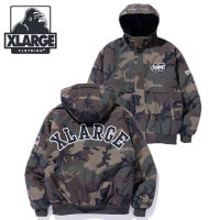 エクストララージ XLARGE ナイロン パファージャケット [101253021010 FW25] NYLON PUFFER JACKET メンズ アウター 中綿ジャケット CAMO 正規取扱店|X
