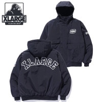 エクストララージ XLARGE ナイロン パファージャケット [101253021010 FW25] NYLON PUFFER JACKET メンズ アウター 中綿ジャケット BLACK 正規取扱店|