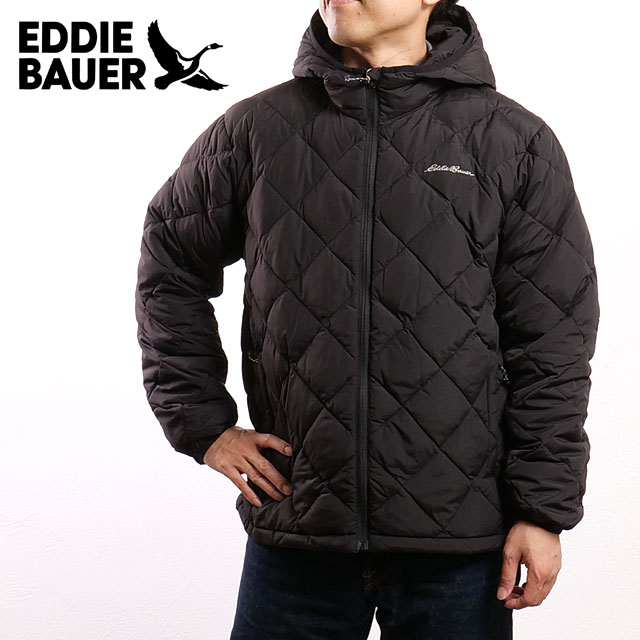 エディー・バウアー Eddie Bauer ライトダウンパーカー [E942801M-06 FW25] LIGHT-DOWN PARKA メンズ アウター ダウンジャケット キルティング アウトドア BLACK 正規取扱店