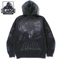 エクストララージ XLARGE マルチロゴ ジップアップフーデッドスウェットシャツ [101253012017 FW25SPOT] MULTI LOGO ZIP UP HOODED SWEATSHIR