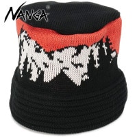 ナンガ NANGA ジャカード ニットハット [N2532-3Z060Z FW25] JACQUARD KNIT HAT メンズ・レディース 帽子 ニット帽 ニットキャップ BLK 正規取扱店|NAN