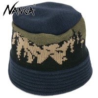ナンガ NANGA ジャカード ニットハット [N2532-3Z060Z FW25] JACQUARD KNIT HAT メンズ・レディース 帽子 ニット帽 ニットキャップ NVY 正規取扱店|NAN