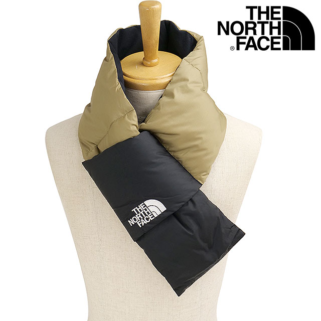 ザ・ノース・フェイス THE NORTH FACE ヌプシマフラー [NN72511-CK FW25] Nuptse Muffler メンズ・レディース TNF アウトドア ダウンマフラー ネックウォーマー 防寒 クラシックカーキ 正規取扱店