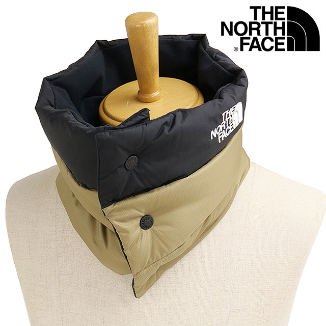 ザ・ノース・フェイス THE NORTH FACE ヌプシネックゲイター [NN72512-CK FW25] Nuptse Neck Gaiter メンズ・レディース TNF アウトドア ダウンネックウォーマー 防寒 クラシックカーキ 正規取扱店