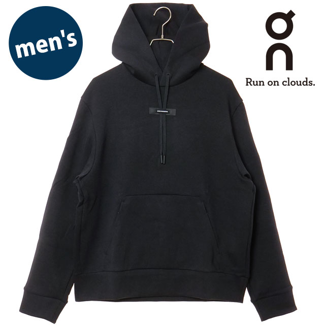 オン On アパレル フォーカステックフーディー メンズ [1MF30290553 FW25] Focus Tech Hoodie M 男性用 トップス スウェットパーカー プルオーバー Black 正規取扱店