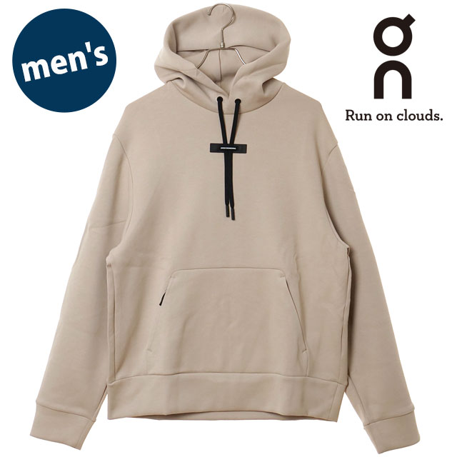 オン On アパレル フォーカステックフーディー メンズ [1MF30290603 FW25] Focus Tech Hoodie M 男性用 トップス スウェットパーカー プルオーバー Desert 正規取扱店