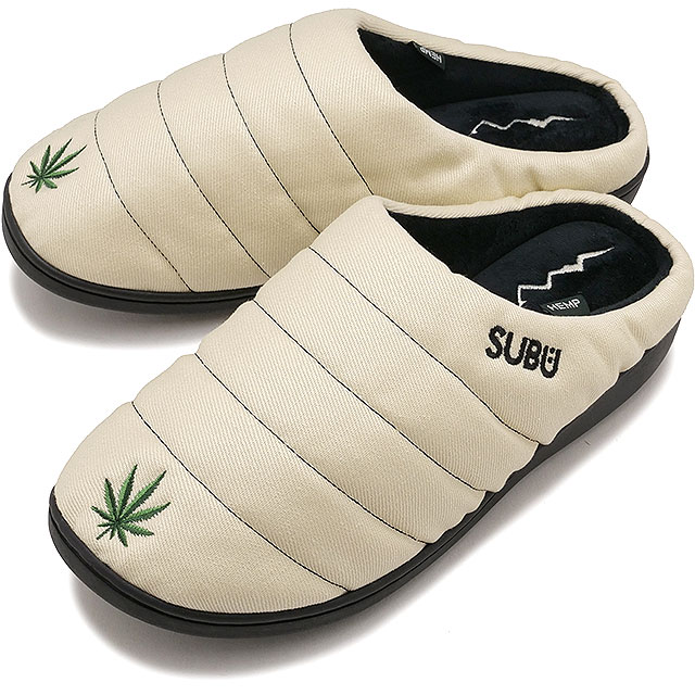 コラボ マナスタッシュ MANASTASH クロッグサンダル スブ ヘンプエンブレム サンダル [792-5993001 FW25] SUBU×MANASTASH HEMP EMB SANDAL メンズ・レディース 靴 冬用 キャンプ アウトドア NATURAL 正規取扱店
