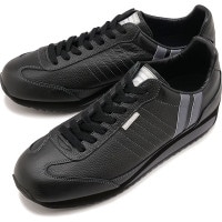 【返品送料無料】パトリック PATRICK スニーカー マラソン・レザー [982551 FW25] MARATHON-L メンズ・レディース 日本製 靴 シューズ BKGY ブラック系 正規取扱店|