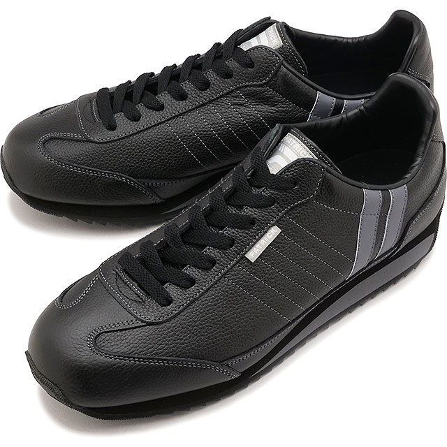 【返品送料無料】パトリック PATRICK スニーカー マラソン・レザー [982551 FW25] MARATHON-L メンズ・レディース 日本製 靴 シューズ BKGY ブラック系 正規取扱店