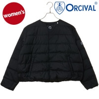 オーシバル ORCIVAL ラウンドネック ブルゾン [OR-A0603-DPR FW25] ROUND NECK BLOUSON レディース ライトアウター ダウンジャケット ノーカラー 薄手 BL