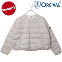 オーシバル ORCIVAL ラウンドネック ブルゾン [OR-A0603-DPR FW25] ROUND NECK BLOUSON レディース ライトアウター ダウンジャケット ノーカラー 薄手 LT