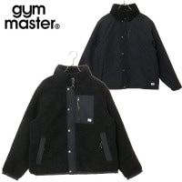 ジムマスター GYM MASTER リバーシブルマウンテンJKT [G933609-06 FW25] メンズ アウター フリースジャケット 2WAYパーカー ブラック 正規取扱店|GYM MASTER