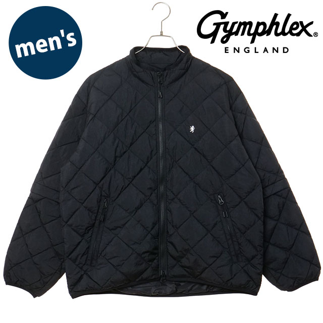 美品▲定価4.2万 ジムフレックスGymphlex ダウンジャケット ブラック セール】GYMPHLEX DOWN HOODED SHORT JACKET（ダウンジャケット/コート