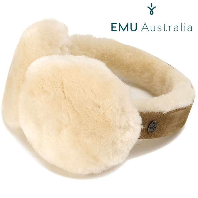 エミュ オーストラリア EMU Australia シープスキン アンガフック イヤーマフ [W9403 FW25] ANGAHOOK EARMUFF レディース ムートン 耳当て エミュー Chestnut 正規取扱店