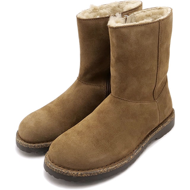 ビルケンシュトック BIRKENSTOCK ブーツ ウプサラ ジップ シアリング [1030218 FW25] UPPSALA ZIP SHEARLING レディース 靴 ドイツ製 コンフォートブーツ 防寒 DARK-TEA | SUEDE-LEATHER 正規取扱店