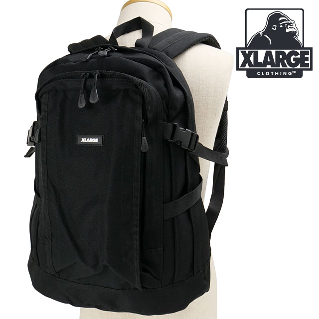 エクストララージ XLARGE バックパック [101254053001 FW25] MULTI POCKET BACKPACK メンズ 鞄 リュック デイパック ブラック 正規取扱店